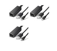 3X Adaptador Ethernet Micro-USB 10/100Mbps para Fire TV Stick USB una Tarjeta de Red USB RJ45 para para Chromecast Gen 2 1 Ultra