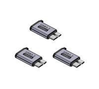 3X Adaptador Micro-B Macho A Tipo C Hembra Conector Micro-B USB3.0 Tipo-C para Disco Duro Externo Cable Adaptador HDD
