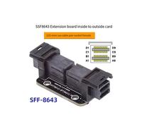 3X Adaptador PCI-Express 4.0 SAS HD SFF-8643 Hembra A SFF-8643 Hembra, Extensor de Acoplador PCBA