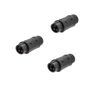 3X Adaptador SAE IEC 62196 2 A J1772 Tipo 1 Carga de Vehículos Eléctricos Cargador de Vehículo EV Conector de Un Lado Estación de Carga 32A