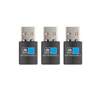 3X Adaptador USB Wifi Compatible para V4.2 Tarjeta de Red Inalámbrica Wifi Antena Transmisor PC Lan Receptor de Internet