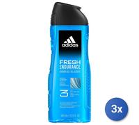 3X Adidas Champú/Ducha 400 ML. Fresh Endurance