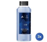 3X Adidas Champú/Ducha 400 ML. UEFA 10