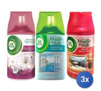 3x Air Wick Ambientador Y Dispensador Automático 250 Ml Lila Mixto