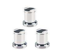 3X Aleación de Aluminio Ajustable HiFi Línea de Audio Pies Almohadilla Amplificador Cable de Alimentación Soporte Cable Soporte para Amortiguador