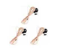 3X Antena de Radio FM 75 OFM Dipolo Interior T Antenas Cobre HD Antena Receptor Macho Tipo F Conector para Estaciones de Radio FM