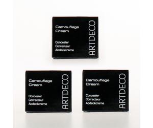 3x Artdeco Camouflage Cream 21 Desert Rose 4,5 g