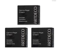 3x Artdeco crema de camuflaje 18 albaricoque natural 4,5 g