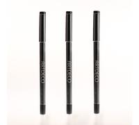 3x Artdeco Soft Eye Liner impermeable 80 negro brillante 1,2 g