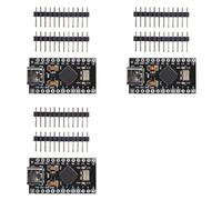 3X Atmega32U4 Type-C Usb Pro Micro-para Atmega32U4 Módulo 3.3V/16Mhz con Cabezal de Pines de 2 Filas para Leonardo