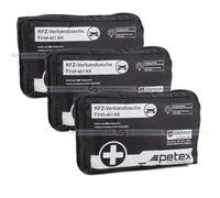 3x AUTO PKW Botiquín De Primeros Auxilios DIN13164-2022 Incl. Máscaras