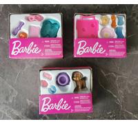 3x Barbie FHY70 Pequeño Set De Accesorios Perrito Y Varios Accesorios Nuevos