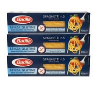 3X Barilla Spaghetti 400G Fideos de Pasta sin Gluten Alimentos Saludables