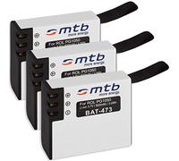 3X Baterías para Rollei Actioncam 430 (4k Full HD WiFi)