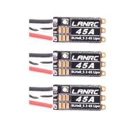 3X BLHeli S 2-6S Lipo 45A ESC Sin Escobillas LED RGB Programable Incorporado D-Shot 150/300/600 ONESHOT125 para Piezas de Drones RC FPV
