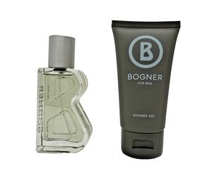 3X Bogner Para Hombre Set Regalo Eau De Toilette 30Ml + Gel De Ducha 75Ml Nuevo