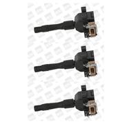 3x BORGWARNER (BERU) ZS014 Bobina De Encendido Para BMW E30 E36 E34 E32 E38 E31