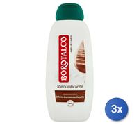 3X Borotalco Baño 450 Ml. Madera De Cedro Reequilibrante Hecho En Italia