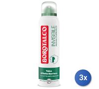 12x Bundle Borotalco Desodorante Spray 150 Ml. Invisible Verde Hecho en Italia