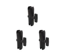 3X Brazo de Doble de Enchufe de AleacióN de Aluminio de 15CM de Longitud para RAM con Base de Bola de 1,5 Pulgadas Brazo de ExtensióN de