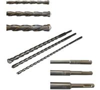 3x Brocas SDS Plus Para Hormigón y Pared 10 14 20 mm x 400 mm Juego de Brocas Extralargas Profesionales | Punta de Carburo de Tungsteno | Compatible con Taladros SDS+ | Perforación Precisa y Rápida