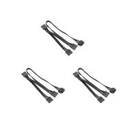 3X Cable de Fuente de Alimentación Periférica de 5 Pines A 3 Puertos para PSU Modular Enermax