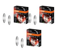 3X Caja Dúo OSRAM C5W LED NIGHT BREAKER ECE 12V 6000 K SV8.5-8 45 lm