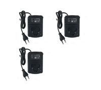 3X Cargador de Taladro Eléctrico Cargador de Batería de Litio de 12V Cargador de Iones de Litio 110-240V para Taladro de Litio / Llave Eléctrica
