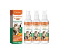 3x Cat Deterrent Spray Natural Scratching Cats Anti Scratch Spray No Stimulation Orange Fragrance Sofa Furniture Protectors