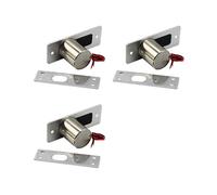 3X Cerradura de Puerta Electrónica Impermeable con Cerrojo NC, 12 V CC, Inducción Automática, para una Mayor Seguridad Diaria