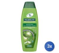 3x Champú Palmolive 350 Ml. Aloe Vera Hecho En Italia