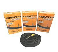 3X Continental Race 28 700 x 20-25c Bicicleta de Carretera 42mm Presta Tubos Interiores