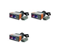 3X Controlador de Temperatura y Humedad de Doble Pantalla STC-3028 10A AC110-220V, Termostato Digital Inteligente para Incubadoras