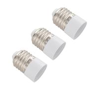 3X Convertidor Adaptador de Bombilla Lampara LED E27 A E14