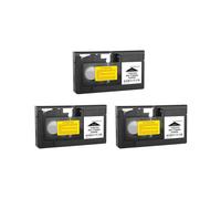 3X Convertidor de Casete VHS-C para para RCA para VHS A VHSC Adaptador de Casete SVHS-C No para 8 mm/MiniDV/Hi8