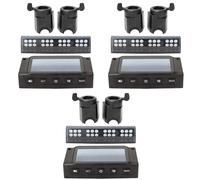 3X Cubierta del Monitor LCD para S1 S2 S3 Scooter de 8 Pulgadas con Manija del Freno del Acelerador Cubierta de la Lámpara LED