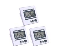 3X Digital Countdown Timer 4 Channel Count Up Down Kitchen Cooking Clo