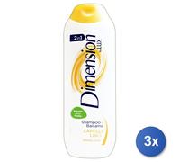 3X Dimensión 2En1 Champú 250 Ml. Lisos Amarillo