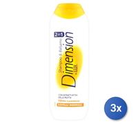 3X Dimensión 2En1 Champú 250 Ml. Normales Naranja