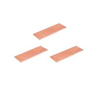 3X Disipador de Calor de Cobre Puro Adhesivo Conductor Térmico para SSD M.2 2280 PCI-e NVME de 2 mm