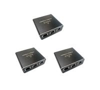 3X Divisor Gigabit Ethernet 1 en 4 Salidas 1000Mbps Divisor de Cable de Internet 1 una 4 Divisor de Red RJ45 para Cat5/6/7