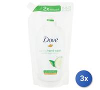 3X Dove Jabón 500 Ml Jabón Líquido 1 Pz