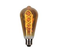 3X E27 4W Bombillas LED Regulables Retro Vintage 1800K 210Lm 220-240V, Dorado [EEK: G]