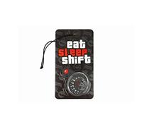 3x EAT SLEEP SHIFT - Ambientador para Coche percha, Desodorante del Vehículo, Difusor de Perfume y Fragancia, Accesorios para automóviles/Regalo arbol de la fragancia