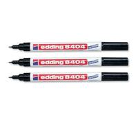 3X Edding Aeroespacial Rotulador 8404 Marcador Permanente Garden Marcador Tinta Negra