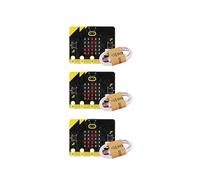 3X el Kit de Inicio Microbit Tablero V2 Tiene Parlantes Incorporados y un MicróFono Compatible con Inteligencia Artificial