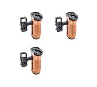 3X Empuñadura Lateral de la Cámara para /para /para Cámara DSLR Empuñadura de Madera del Lado Izquierdo Derecho con Zapata Fría