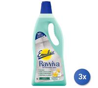 3x Emulsio Pisos Revive 750Ml. Gres Flores Blanco Made IN Italy