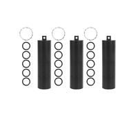 3X Estuches Portátiles para PíLdoras, Llaveros Metálicos para Bolsillos de Bolsillo Llavero para Monedero para Viajes, 3 Compartimentos Impermeable