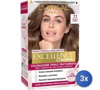3X Excellence Colorante Cap.7,1 Rubio Ceniza
